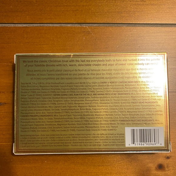 TOO FACED Forbidden Fruitcake Mini Eye Shadow Palette NEW in BOX Sold Out - Picture 4 of 6
